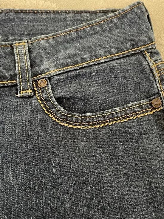 Levi's Vintage Capri Blue Denim Jeans Mid/low Rise Women Size 12 (mod Size 8) - Picture 5 of 12